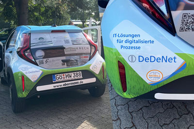 DeDeNet vehicle sponsorship